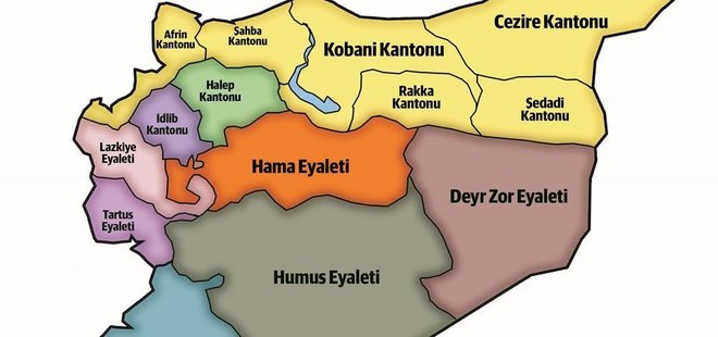 ABD İMZALI KORSAN DEVLET HARİTASI