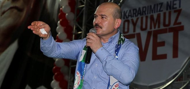 BAKAN SOYLU: BU MİLLETE ZİLLET YAŞATMAK İSTEYENLERE...