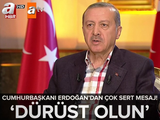Cumhurbaşkanı Erdoğan Atv - A Haber ortak yayınında çok önemli açıklamalarda bulundu