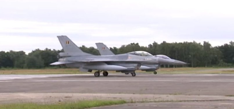 BELÇİKA F16'LARINI İLK KEZ GÖNDERDİ!