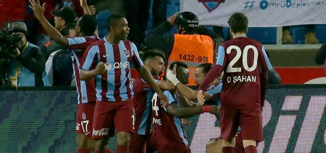 TRABZONSPOR, GALATASARAY'I MAĞLUP ETTİ