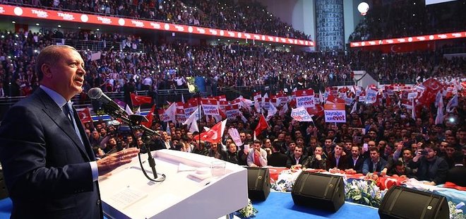 CUMHURBAŞKANI ERDOĞAN: MİLLETİN KARŞISINA TEK BİR MUHATAP ÇIKARTIYORUZ