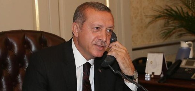 ERDOĞAN'DAN MEVKİDAŞINA TEBRİK TELEFONU