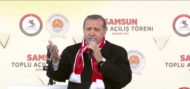 ERDOĞAN: YAPTIĞINIZ TERBİYESİZLİK SİCİLİNİZDE KARA BİR LEKE OLARAK KALACAK