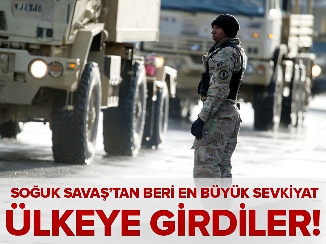 ABD askeri birlikleri, Polonya’ya girdi