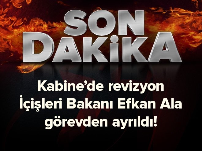 Efkan Ala'nın yerine Süleyman Soylu getirildi
