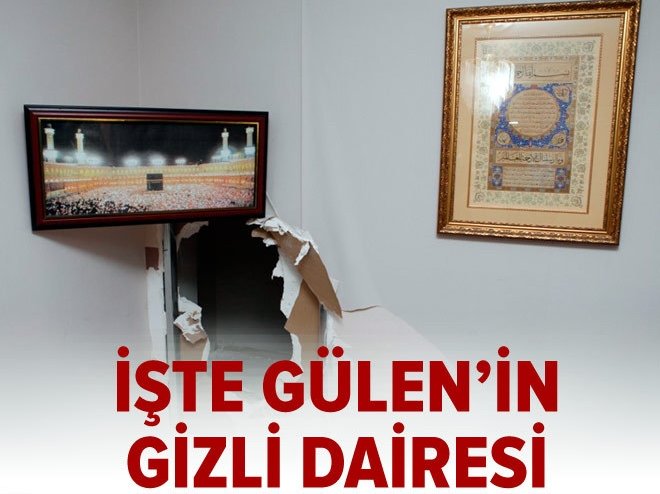 İşte Gülen'in gizli dairesi