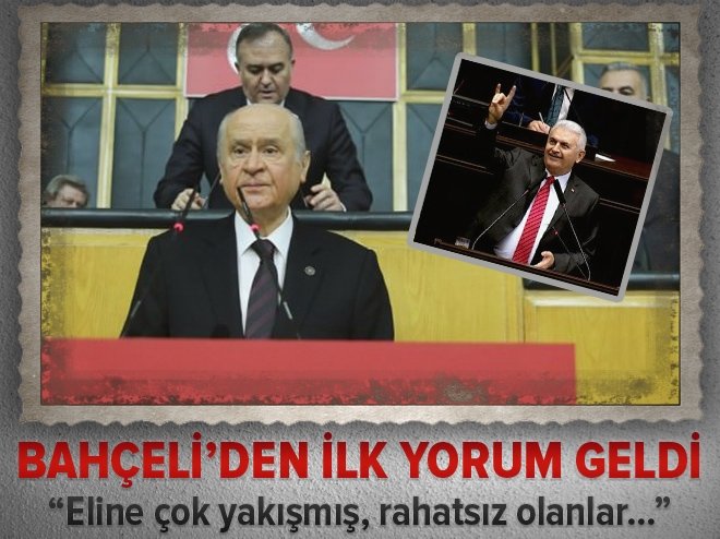 Bahçeli'den Yıldırım'ın Bozkurt işaretine açıklama