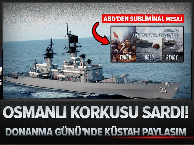 ABD Donanması'ndan skandal paylaşım
