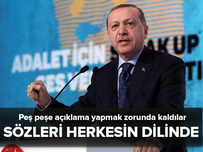 Avrupa Cumhurbaşkanı Erdoğan'ın sözlerini konuşuyor