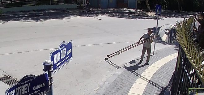 MERDİVENDEN ATLAYIP KOŞARAK KAÇMIŞLAR!