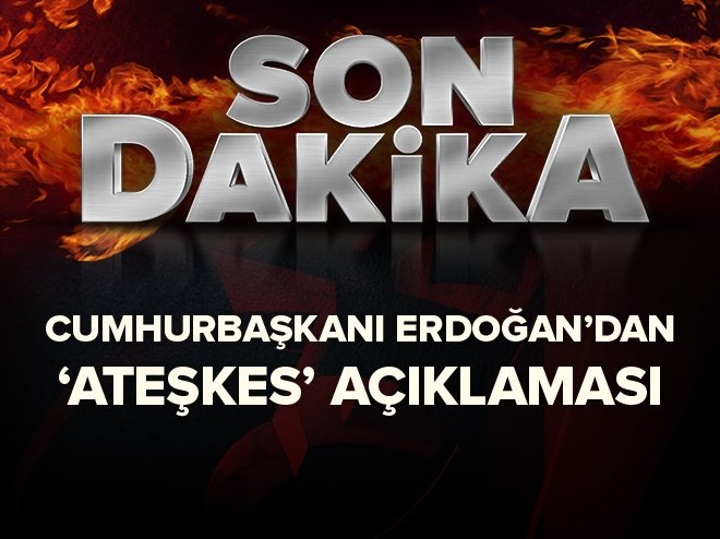 Cumhurbaşkanı Erdoğan: Terör örgütleri kapsam dışında