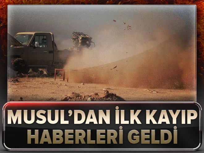 Musul'dan ilk kayıp haberleri geldi