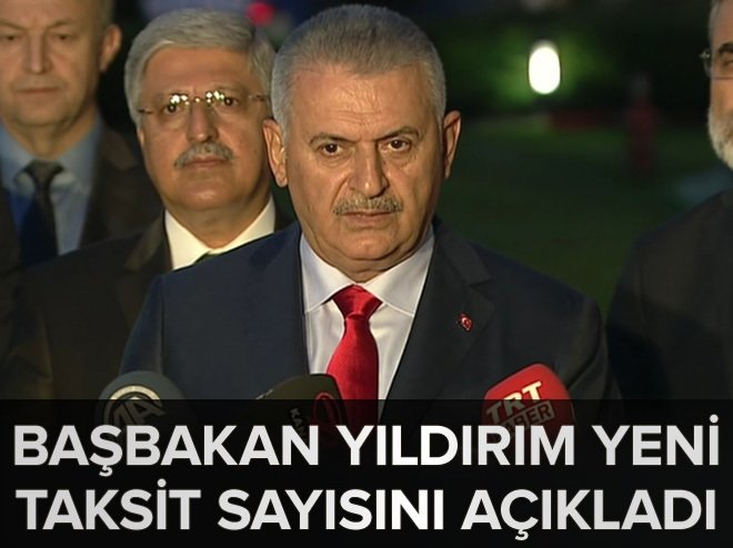Başbakan Yıldırım'dan 'kredi kartı borçlarına yapılandırma' açıklaması
