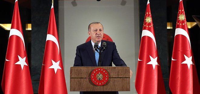 ERDOĞAN'DAN KARA KUVVETLERİ KOMUTANLIĞI MESAJI