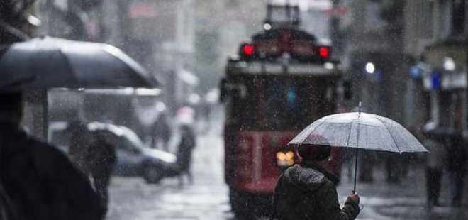 METEOROLOJİ'DEN İSTANBUL'A SAĞANAK YAĞIŞ UYARISI