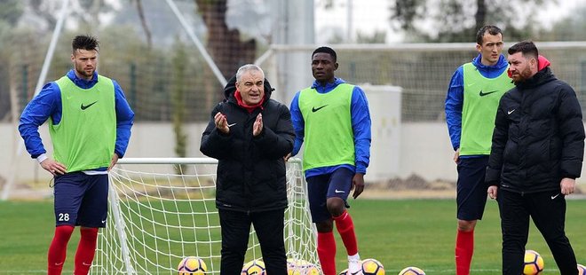 ANTALYASPOR ETO'O'SUZ ÇALIŞTI