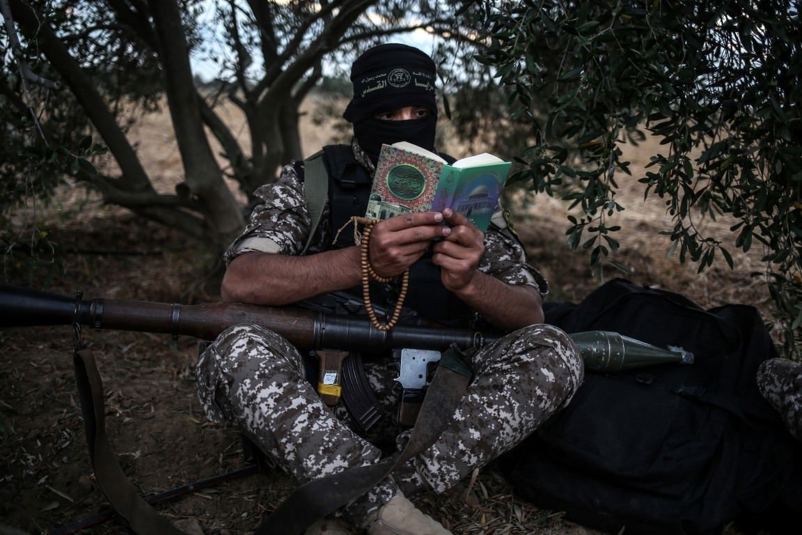 Gazze'de sınır koruyucularının nöbeti