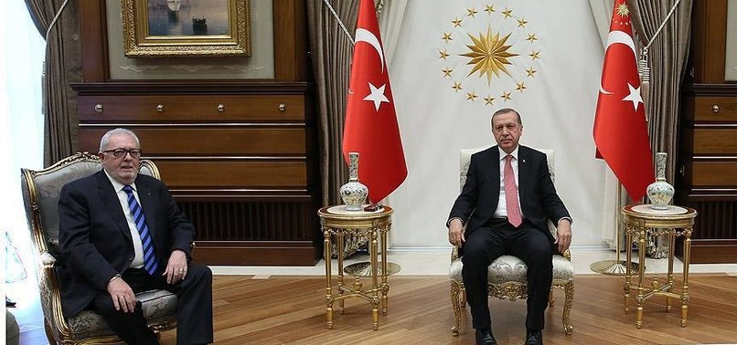 ERDOĞAN AKPM BAŞKANI AGRAMUNT'U KABUL ETTİ