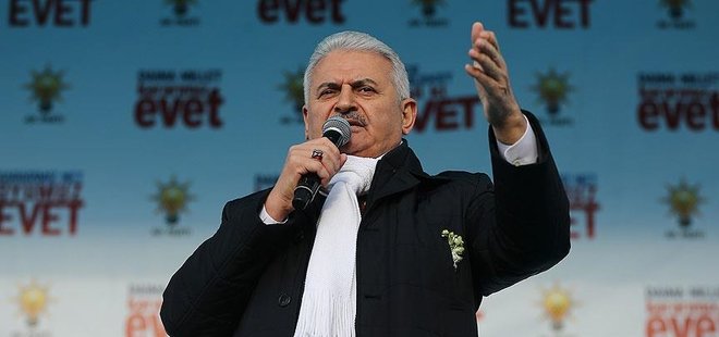 BAŞBAKAN YILDIRIM: CHP MEMLEKETİN YALAN FABRİKASI OLMUŞ
