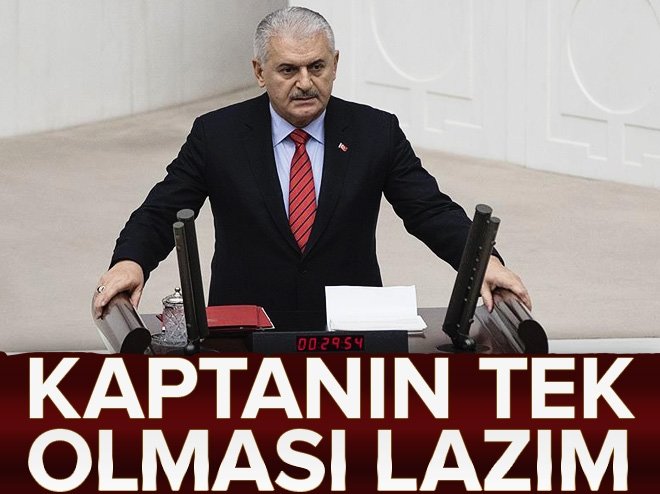 Başbakan Yıldırım: Sorumluluğun da yetkinin de yürütmede tek olması lazım