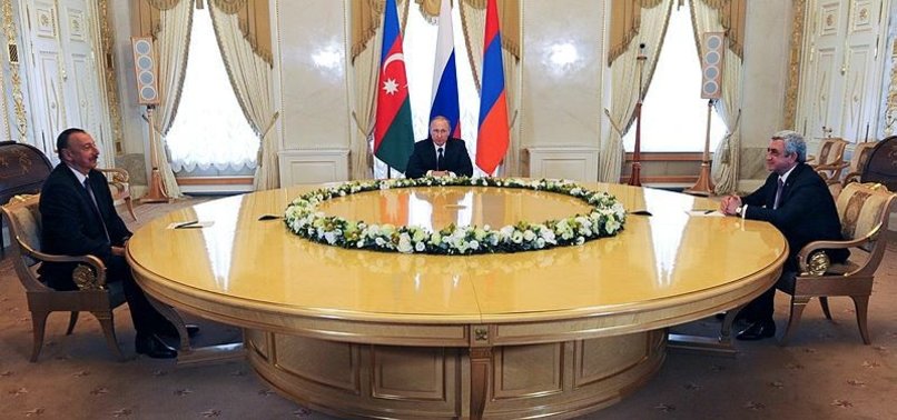 ALİYEV, PUTİN VE SARKİSYAN DAĞLIK KARABAĞ'I GÖRÜŞTÜ!