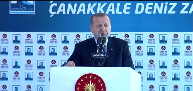 CUMHURBAŞKANI ERDOĞAN'DAN DÜNYAYA MESAJ: KORKAKLAR ZAFER ANITI DİKEMEZ!