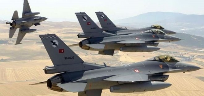 JETLER 12 HEDEFE BOMBA YAĞDIRDI