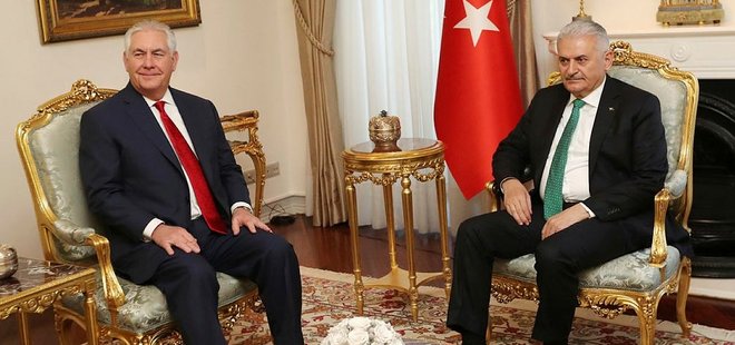 YILDIRIM-TİLLERSON GÖRÜŞMESİ SONRASI BAŞBAKANLIK'TAN AÇIKLAMA