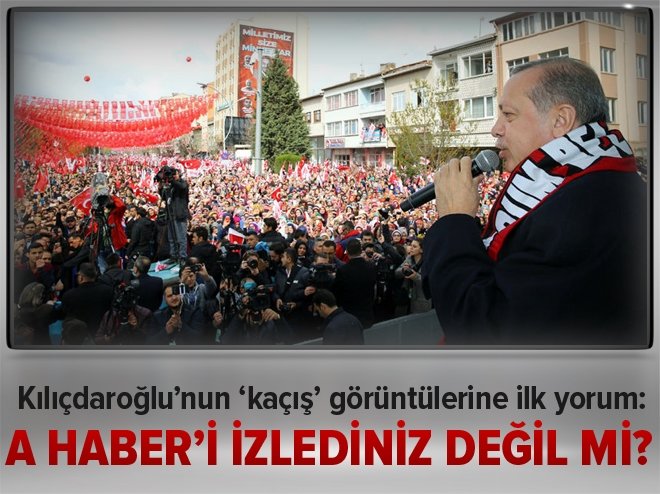 Cumhurbaşkanı Erdoğan: A Haber'de izlediniz değil mi?