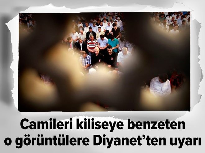 Diyanet: Sandalyede namaz olmaz