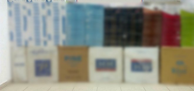 YARIM TON MAZOT VE 47 BİN PAKET SİGARA YAKALANDI!