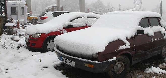 NİSAN AYINDA ŞAŞIRTAN MANZARA