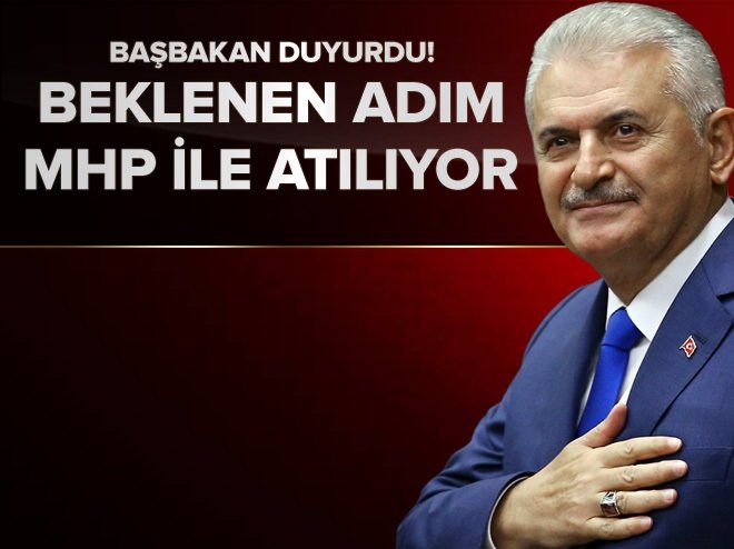 Başbakan Yıldırım: Yeni anayasayı MHP ile yapacağız