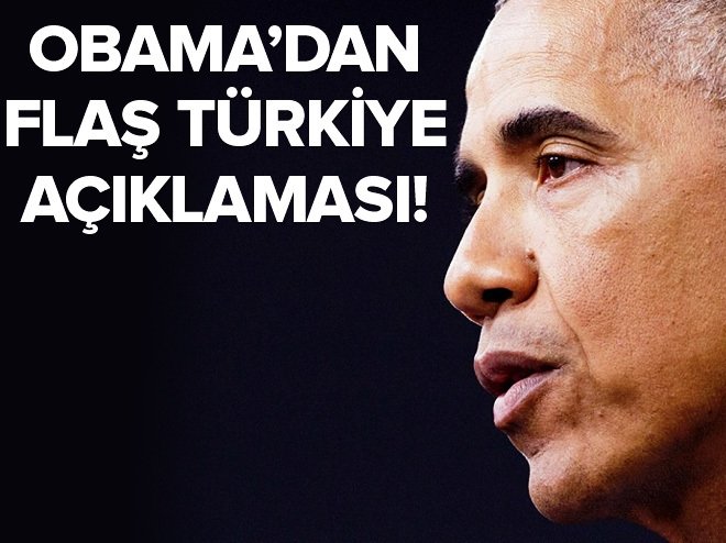Obama'dan Türkiye açıklaması