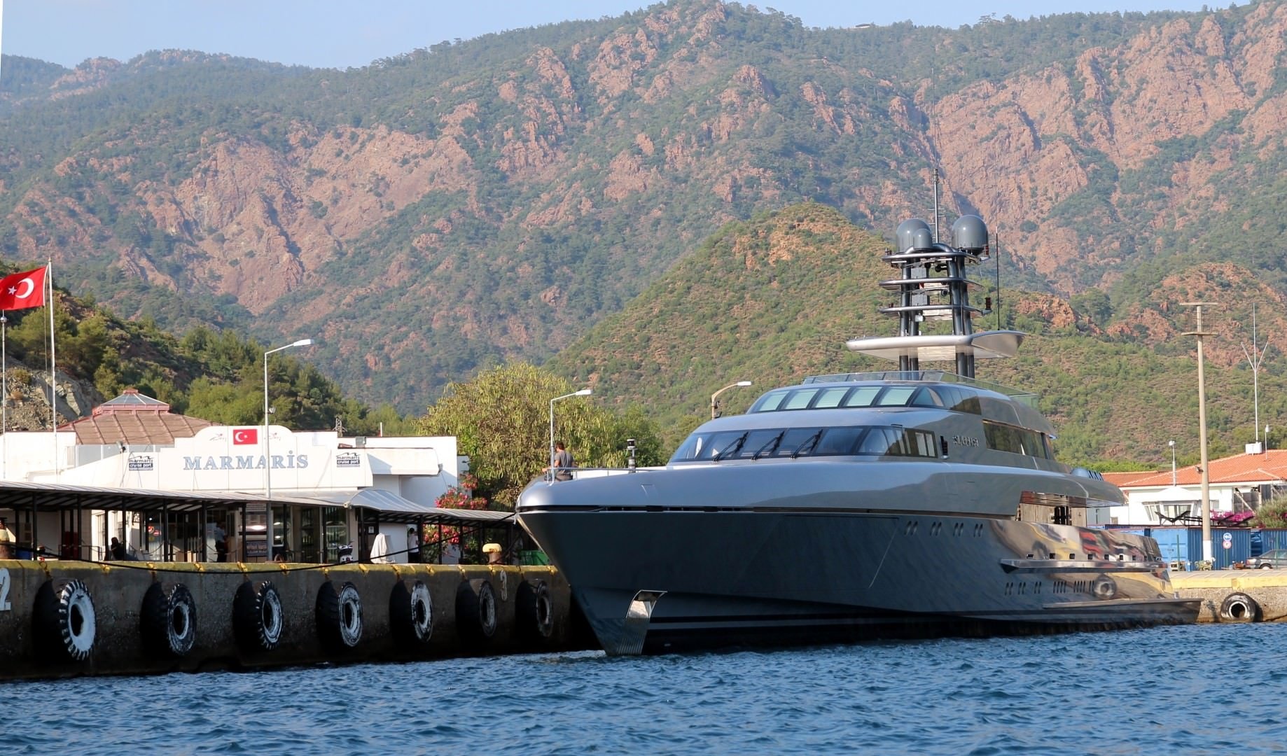 80 milyon euroluk yat, Muğla'da