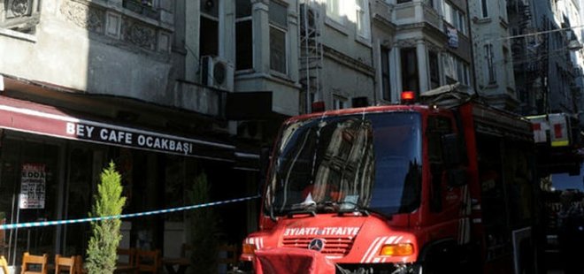 BEYOĞLU’NDA KORKUTAN YANGIN