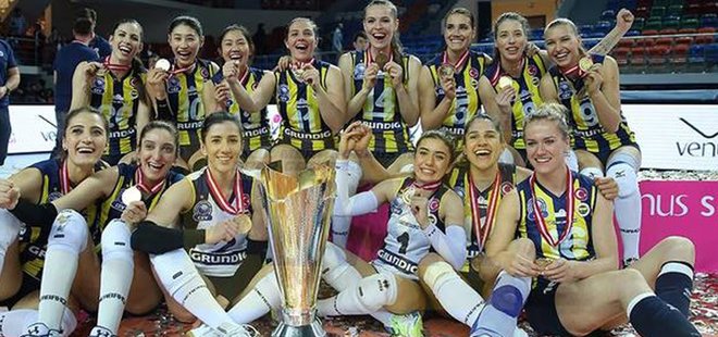 VOLEYBOLDA ŞAMPİYON FENERBAHÇE!