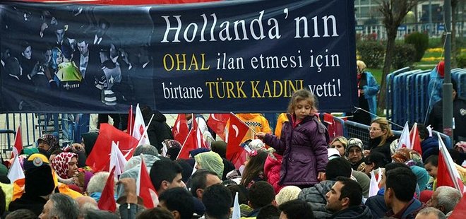 'HOLLANDA'DA OHAL İÇİN BİR TÜRK KADINI YETTİ!'