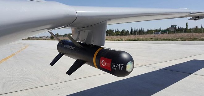 BAYRAKTAR TB2 YERLİ FÜZEYLE GÖREVDE