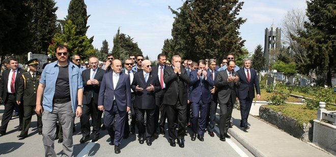 ERDOĞAN'DAN KABİR ZİYARETİNDE TALİMAT