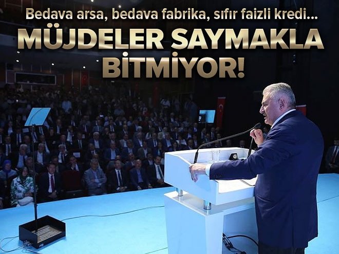 Başbakan Yıldırım'dan 23 il için büyük müjde