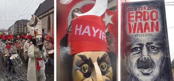 İSVİÇRE'DE TÜRKİYE KARŞITI ÇİRKİN GÖSTERİ
