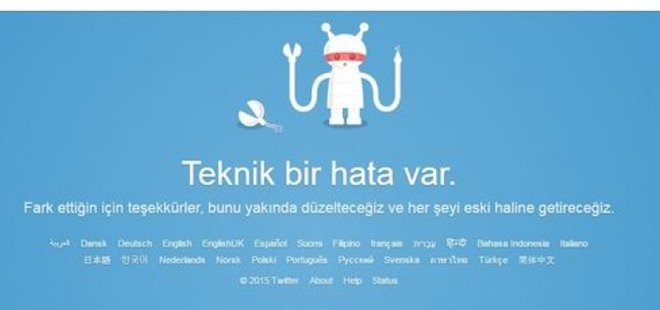 TWİTTER ÇÖKTÜ MÜ?