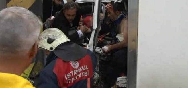 TEM OTOYOLUNU KİLİTLEYEN KAZA