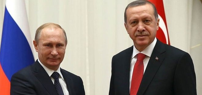 CUMHURBAŞKANI ERDOĞAN, PUTİN'LE GÖRÜŞTÜ