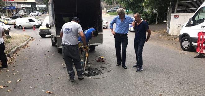 BEŞİKTAŞ'TA ŞÜPHELİ ÇÖKÜNTÜ! BOMBA UZMANI ÇAĞRILDI