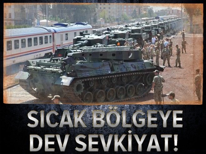 İstanbul'dan gönderilen tanklar İslahiye'de!
