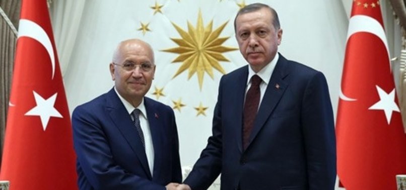 ERDOĞAN, YENİMAHALLE BELEDİYE BAŞKANI YAŞAR'I KABUL ETTİ