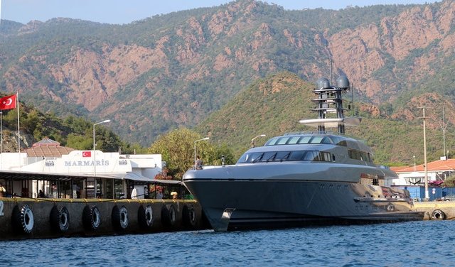 80 milyon euroluk yat, Muğla'da